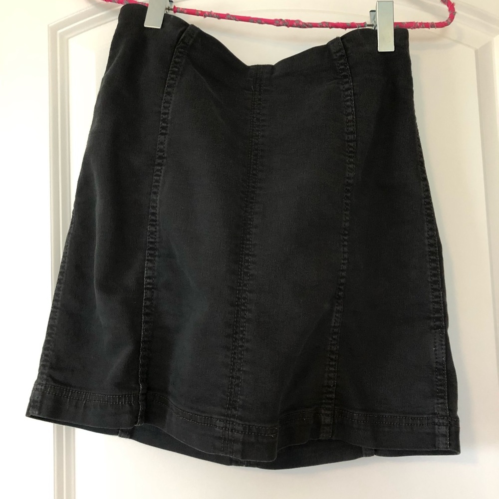 Free People Black Skirt